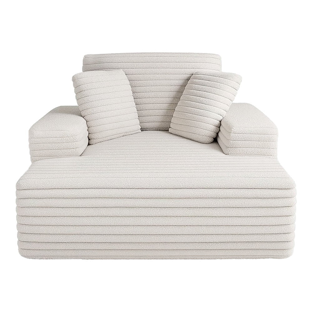Super Comfy Sofa Bed Lounge Chair Recliner Couch Reading Chairs Sleeper Cloud Sofas Faux Fur Fabric
