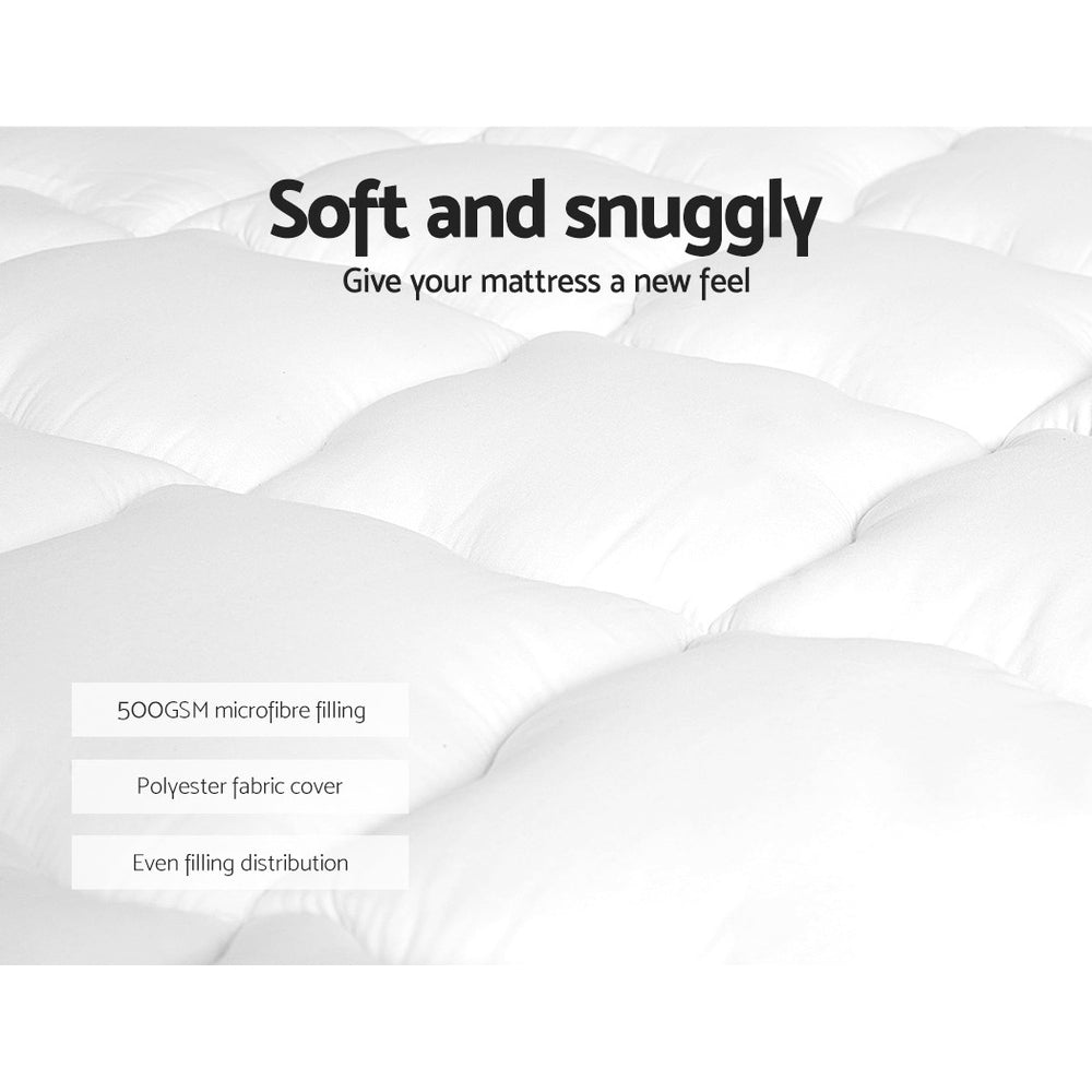 Double Size Mattress Topper Pillowtop