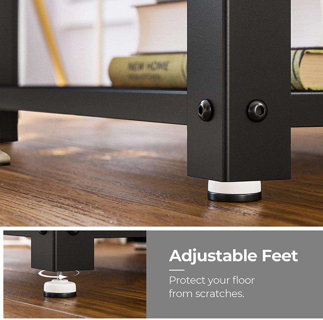 2-Tier Side Table with Storage