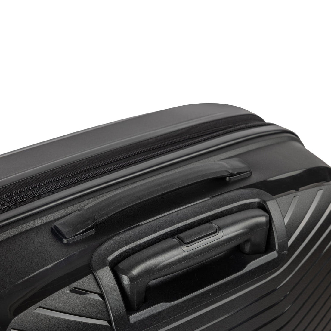 3PC Astra Luggage Set Hard Shell Suitcase - Obsidian Black