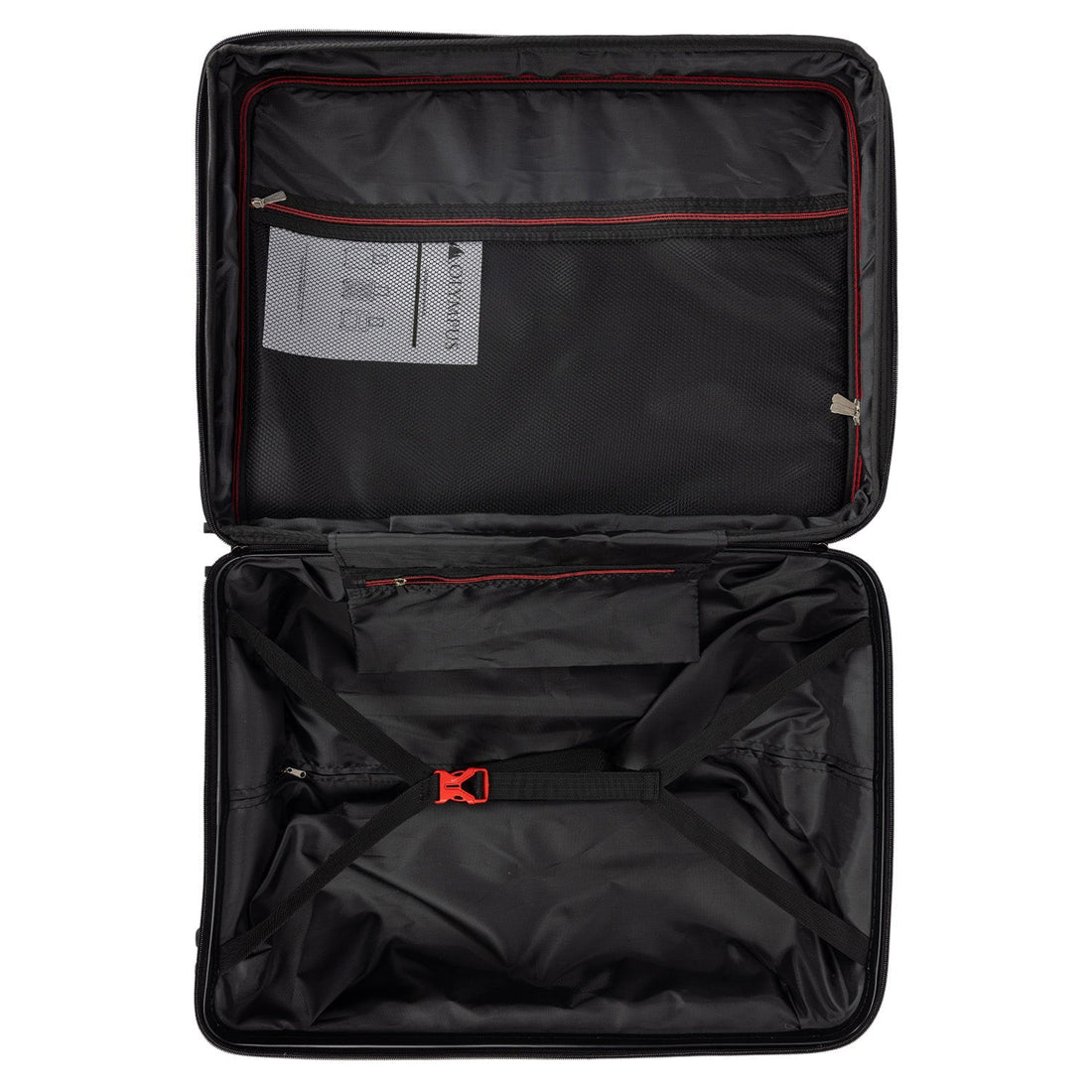 3PC Astra Luggage Set Hard Shell Suitcase - Obsidian Black