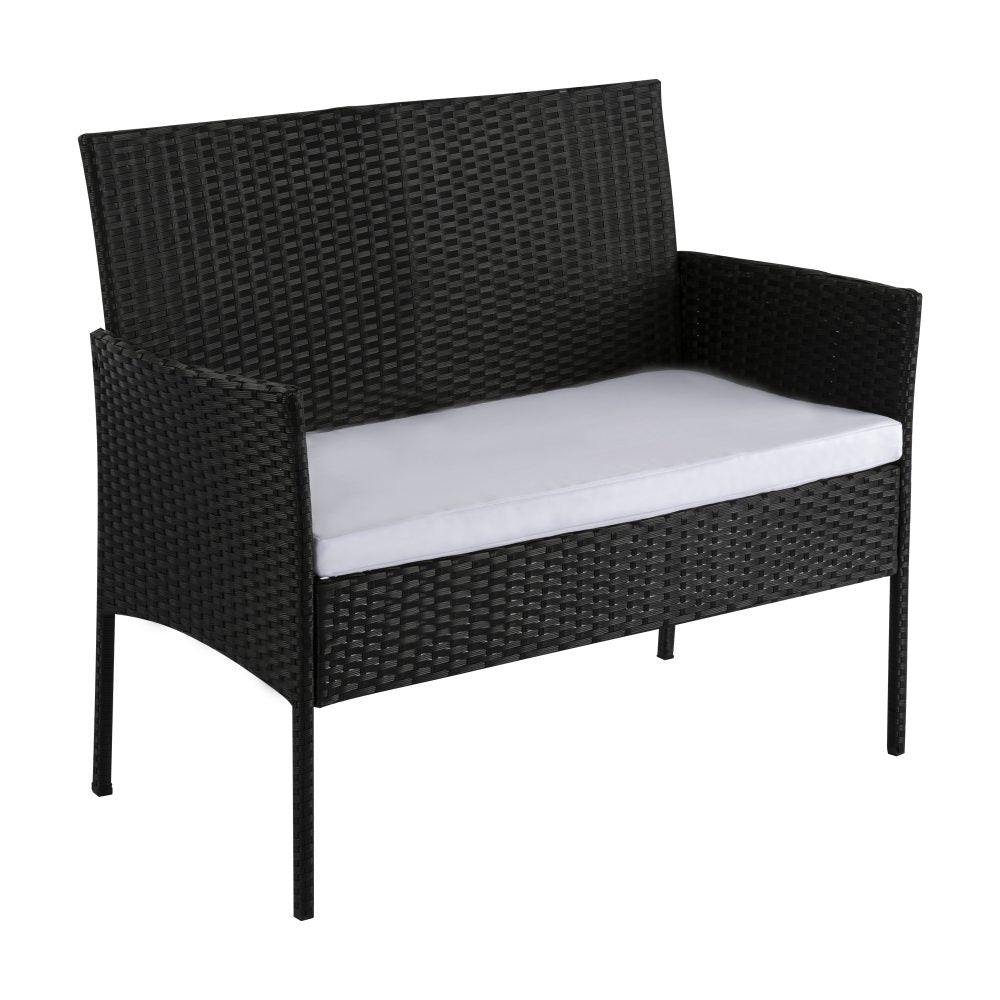 4-Seater Ville PE Wicker Outdoor Lounge Sofa Set