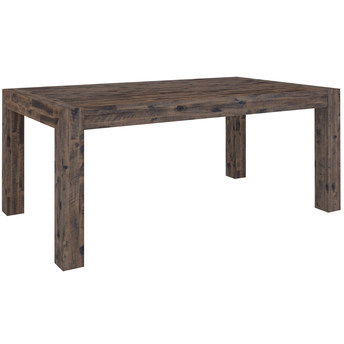 9pc Dining Set 210cm Table with 8 Solid Wood Fabric Chair