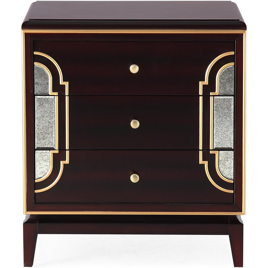 2pc Bedside Table Dresser Solid Wood Chest of Drawers Nightstand