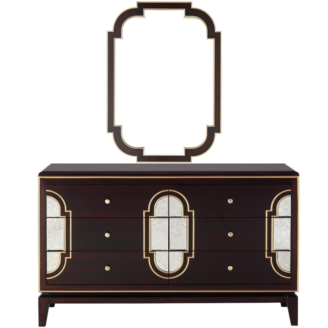 2pc Bedside Table Dresser Solid Wood Chest of Drawers Nightstand