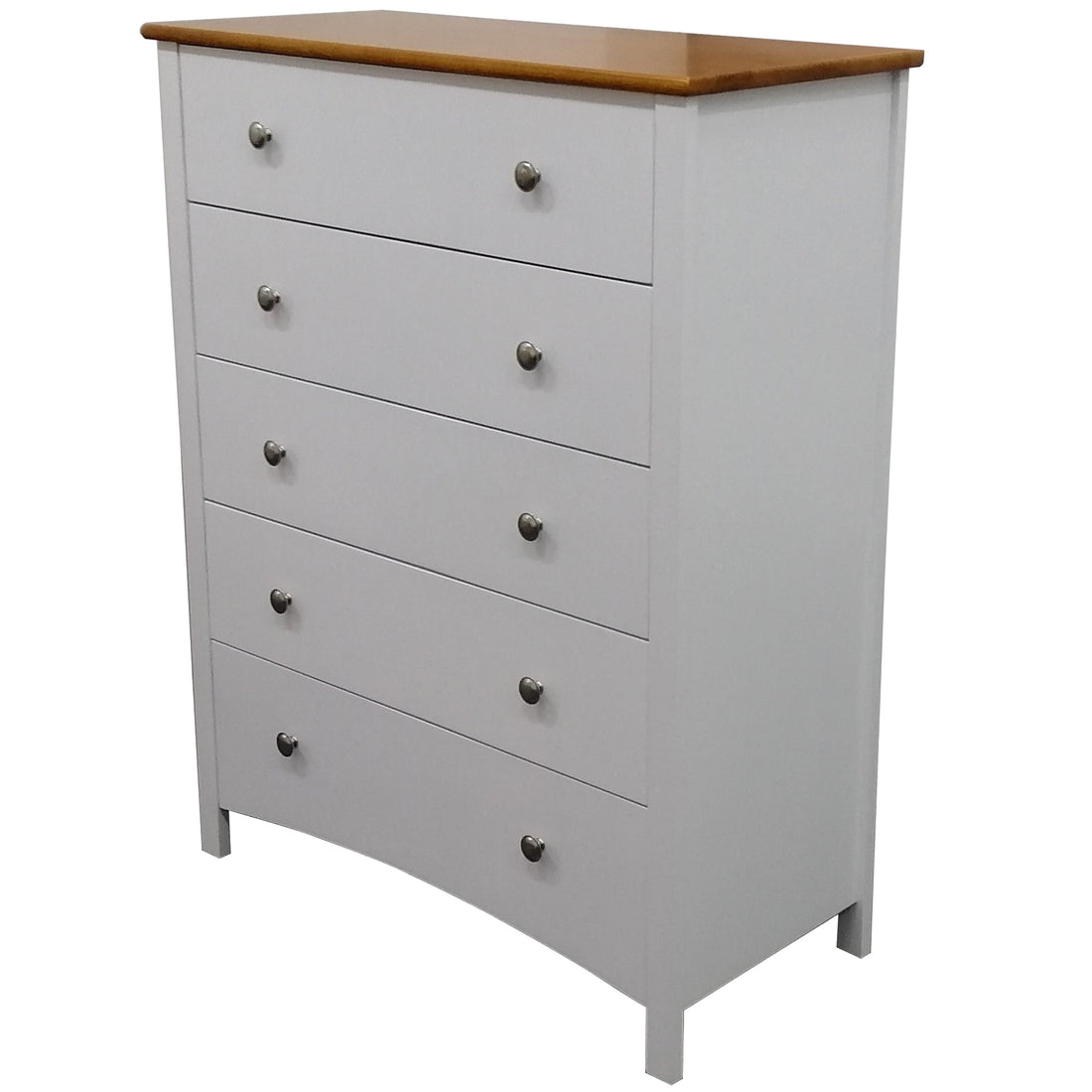 3 Pcs Tallboy Bedroom Set Drawers Nightstand Storage Cabinet - WHT
