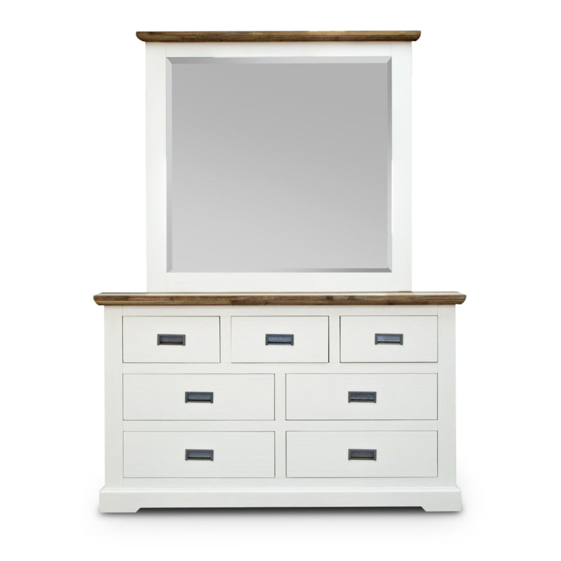 5pc King Bed Frame Suite Bedside Dresser Furniture Package - Multi Color