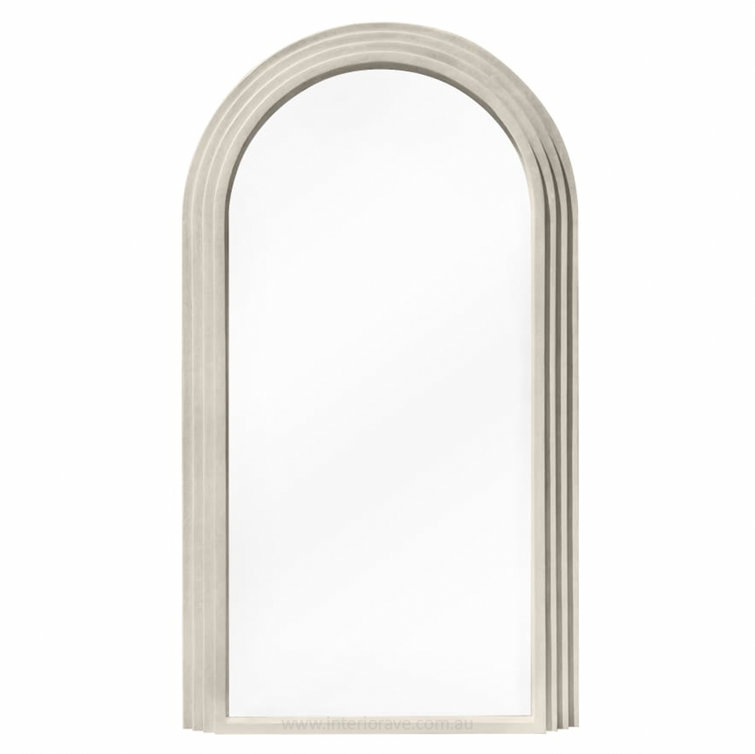 Interior Ave - Sierra Arched Step Mirror – Signature Sculptural Concrete Statement Piece