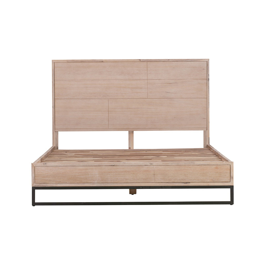 4 Pieces Queen Size Bedroom Suite made in Solid Wood Acacia