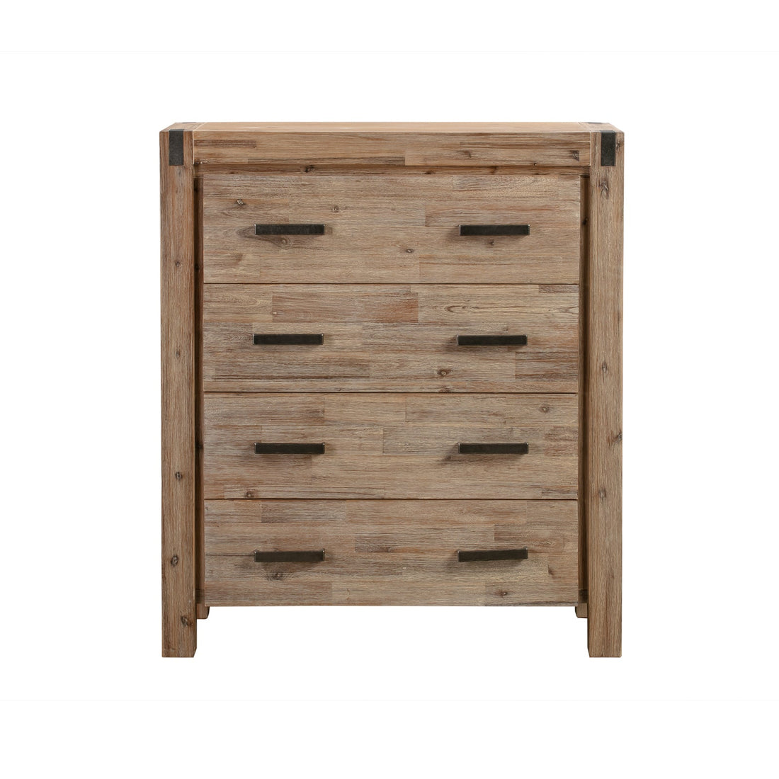 5 Pieces Queen Size Bedroom Suite in Solid Wood