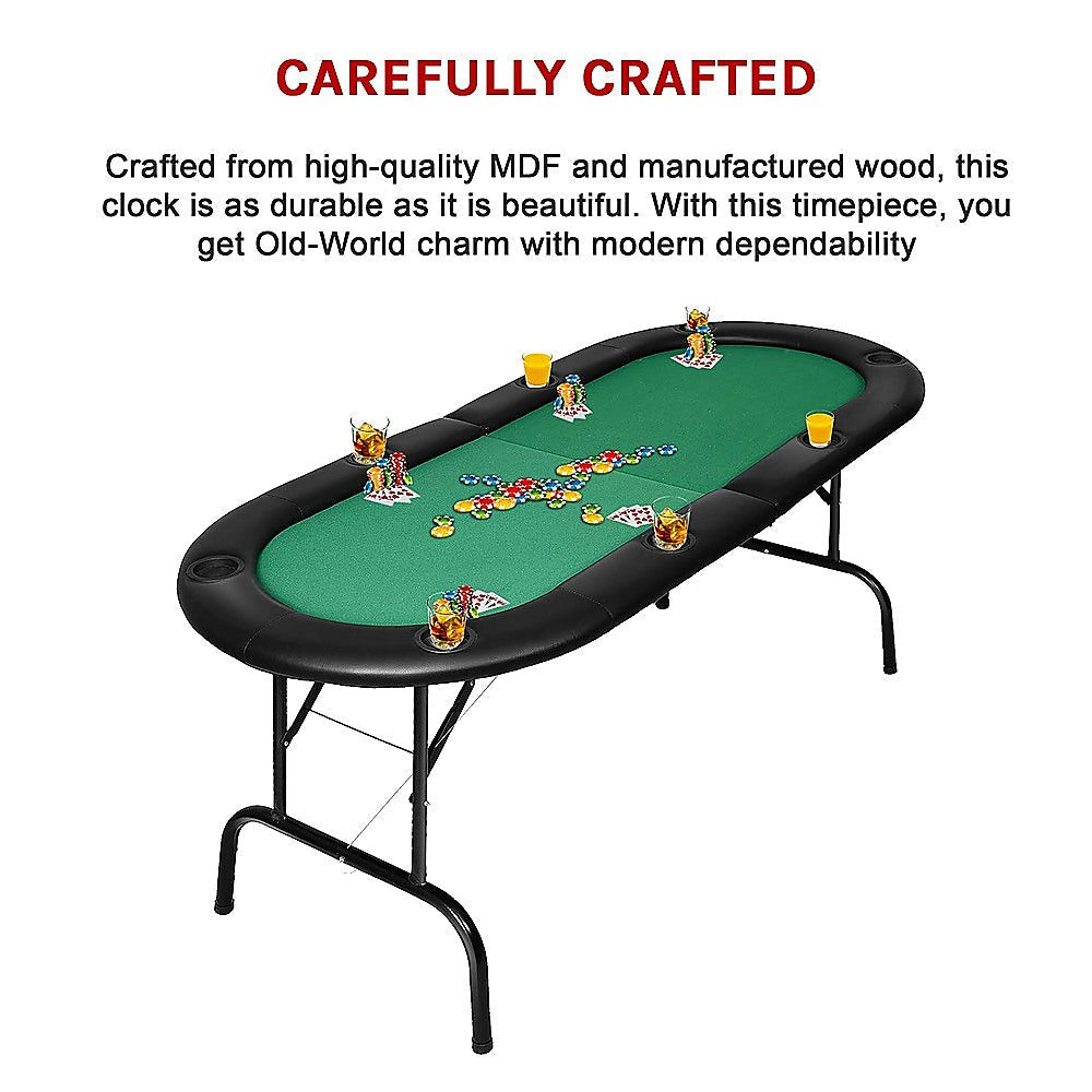 8 Player Folding Poker Blackjack Table