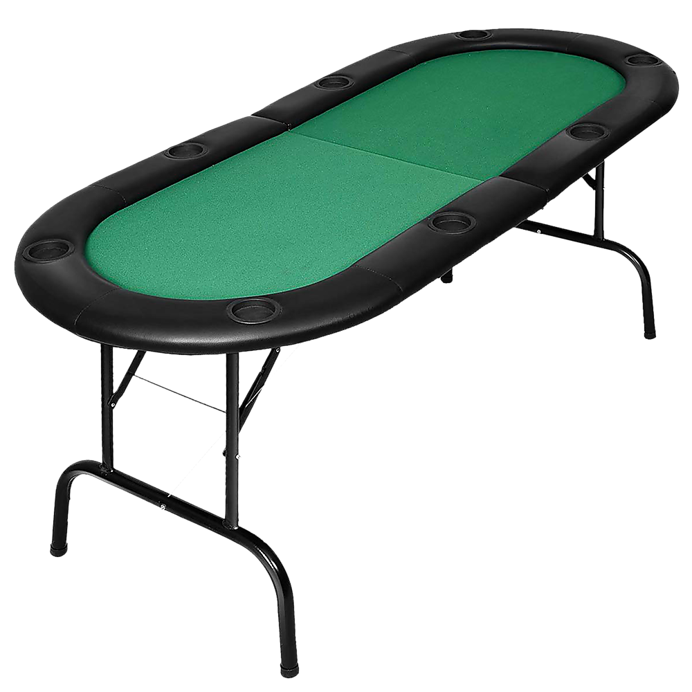 8 Player Folding Poker Blackjack Table