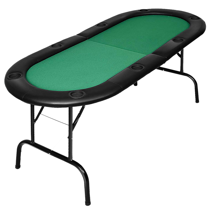 8 Player Folding Poker Blackjack Table